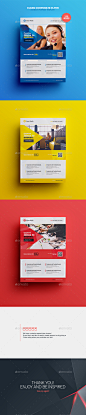 Clean & Corporate - A4 Flyer Template - Corporate Flyers