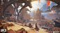 Apex Legends: King's Canyon: Training Grounds, Jake Virginia : This area is where the player can go when they first start the game to learn how to play. For this area, I was responsible creating all the base geo, terrain, and world building. Also I was al