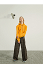 商场同款JNBY/江南布衣2018冬新品简约连帽短款卫衣女装5I7231730-tmall.com天猫