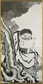 罕见珍品赏析:日本绘画界"齐白石"作品十六罗汉图