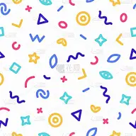 抽象风格无缝模式。