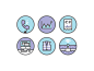 Work icons