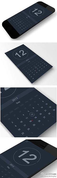 olivian采集到UI / 界面 / calendar