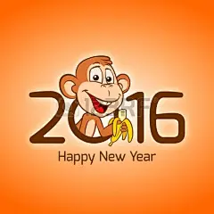 猿香蕉卡漫画中国的图片艺术的背景旗帜卡漫画图片#春节素材##2016春节##新年素材##猴年##2016##春节##新年快乐##新年##农历新年##中国新年#