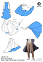 一组衣服的绘画参考！不同衣服都有哟~【灵猫… - 半次元 - ACG爱好者社区