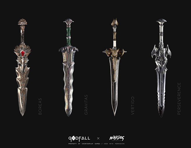 GODFALL -  Swords, W...