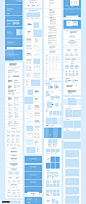 用于Sketch，Forma线框套件的大量530个web线框布局 UI设计 