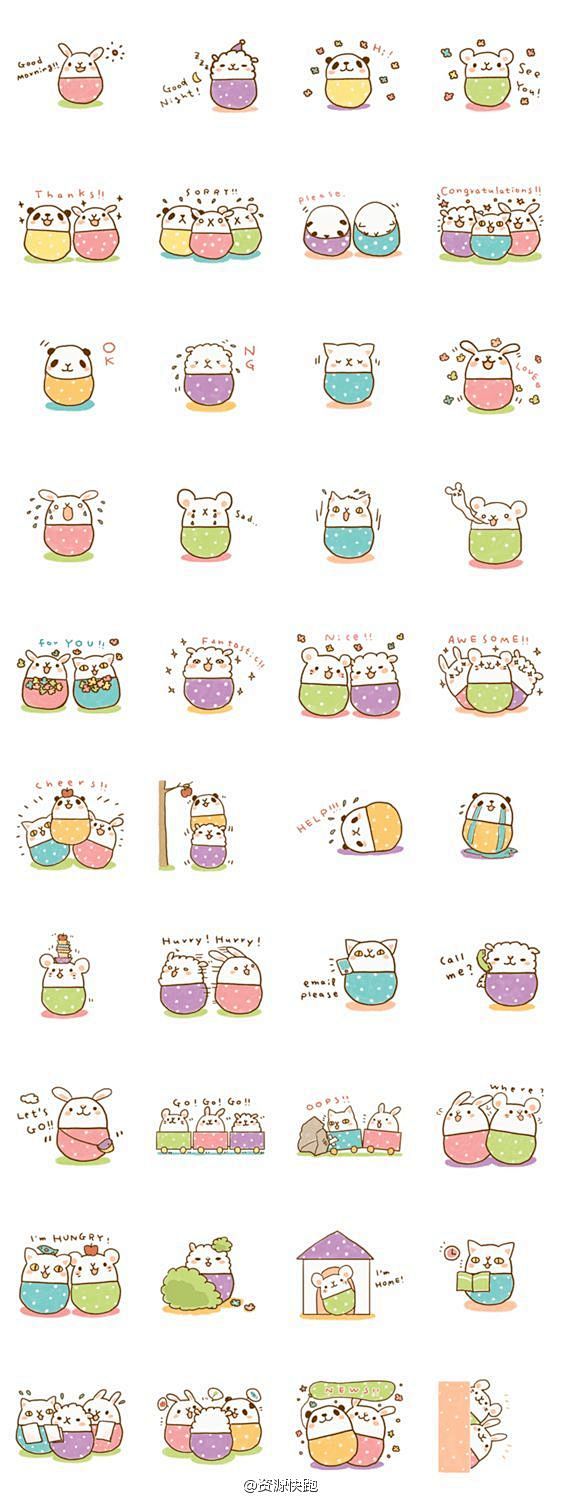 【手绘手帐插画素材】#资源分享# #手帐...