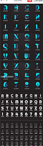 108款层次渐变圆角英文字母数字LOGO矢量EPSAIPSD模板 (1).jpg -大作