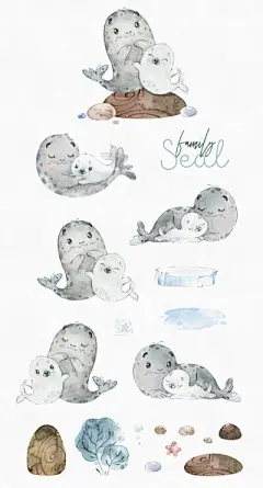 手账素材 • 水彩插画 - 堆糖，美图壁纸兴趣社区