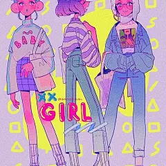 潮流时尚风的“梦幻紫”系列人物插画,神秘又吸睛!
Illustrator Asyu  (ins：anisakichi) ​​​​