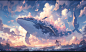 lamblaura_A_huge_whale_swims_in_the_clouds_9f72ee9d-5247-40c2-9725-2eea51d5aadc