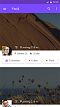 一套完整的运动UI界面设计 #UI#