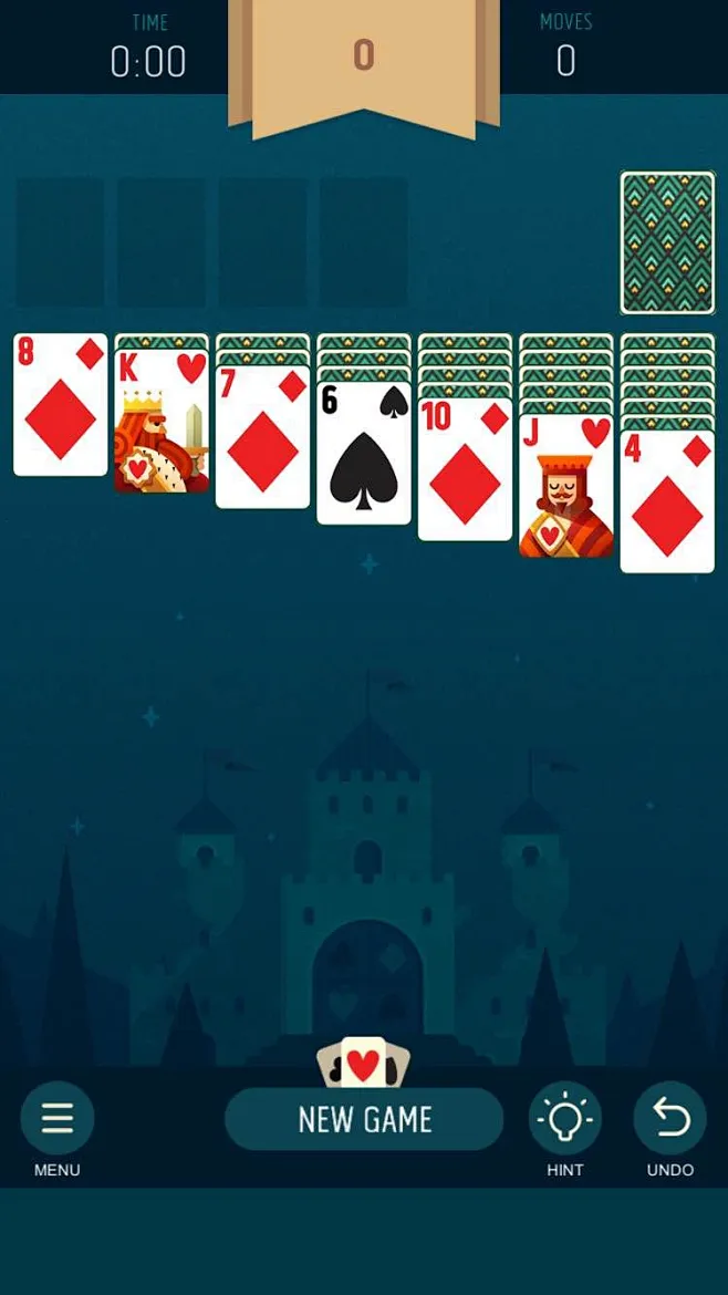 solitaire-花瓣网