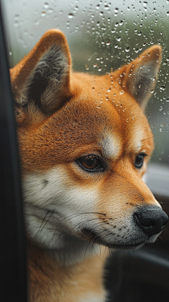 狗单身狗柴犬壁纸背景 (9)