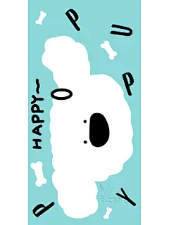 ins简约小动物插画壁纸 - 小红书