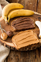 其中包括图片：Grilled peanut butter nutella and banana sandwich