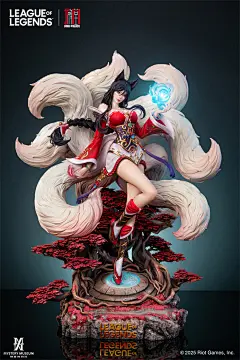 神秘博物馆 集美殿堂 英雄联盟 九尾妖狐 阿狸 正版授权 雕像-淘宝网