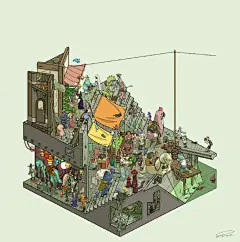 #灵感的诞生# 太神奇了！每张插画都可以看一天……

作品来自斩获今年日本怪物猎人大赛最高奖项的插画师 gozz_sss ​​​​