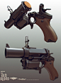 Wolfenstein: Old Blood Kampfpistol, Tor Frick : Highpoly render of the kampfpistol I built for Wolfenstein: The Old Blood