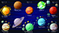 行星,太阳系,暗色,背景,球体,陨石,火箭,天王星,地球形,海王星