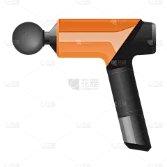 手绘-健身器械贴纸-筋膜枪