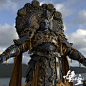 wukong Character Modeling_持国天王