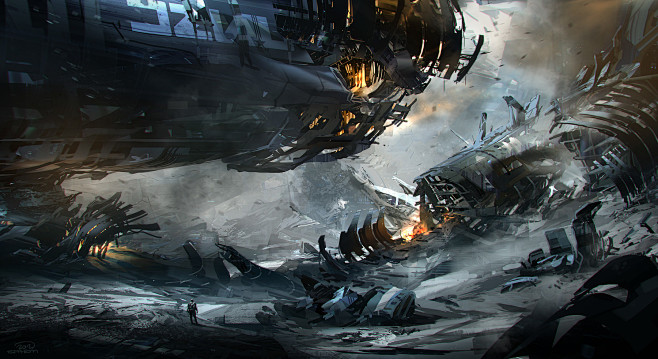 halo 4 - crash site,...