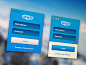 Dribbble - Skype for Mac - Login by Alexandre Naud