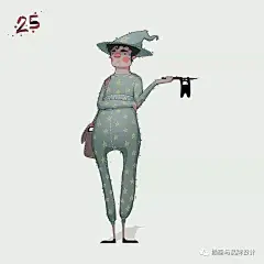 插画丨100个特征鲜明的卡通角色设计，启发你的创意灵感 : 60万插画师共同关注→插画与品牌设计