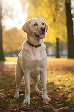 拉布拉多幼犬晒太阳