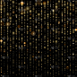 Abstract gold sparkle shine light confetti bokeh o