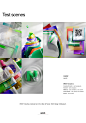 3D art branding  Korea motiongraphics NAVER seoul UI wootcreative