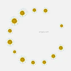 手绘卡通白色鲜花边框图片大小2084x2084px 图片尺寸1.15 MB 来自PNG搜索网 pngss.com 免费免扣png素材下载！白色边框#花瓣#花朵#卡通边框#免抠图PNG#千库原创#手绘边框#纹理边框#鲜花边框#圆环#