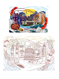学员 线性新国风插画作业   课程咨询＋V：balili2021