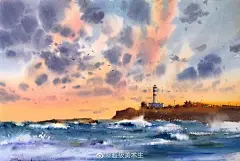 手绘灯塔的故事
.
色彩风景画家
.
Blanca Alvarez ​​​​