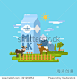 奶产品。农场。广告插图、设计和网络。-动物/野生生物,自然-海洛创意(HelloRF)-Shutterstock中国独家合作伙伴-正版素材在线交易平台-站酷旗下品牌
