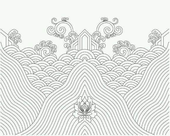 海水江牙纹