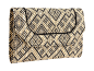 BCBG女式 手提单肩包 Piper Straw Tribal-