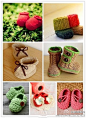 
手织婴儿鞋