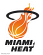 NBA篮球队队徽热火图片png免抠元素标徽logo背景装饰免扣图片
