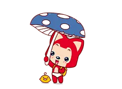 阿狸 下雨大图 点击还原