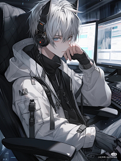 柒渡设计采集到男频底图