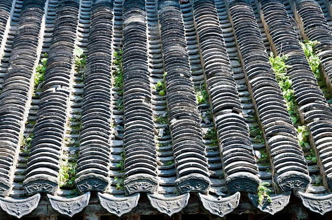 中国古代建筑的瓷砖素材-花瓣网