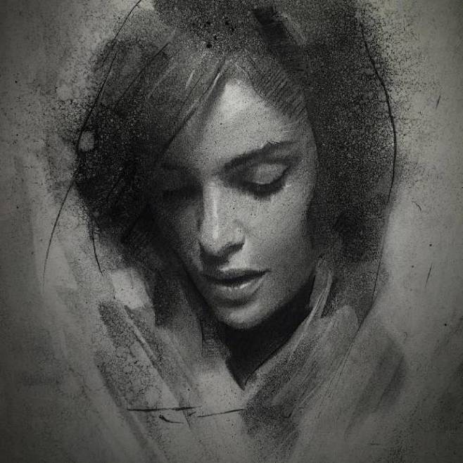 #自学美术资料集#Casey baugh...