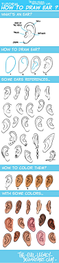 TUTO - How to draw ears? by the-evil-legacy.deviantart.com on @DeviantArt