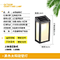 太阳能壁灯人体感应户外庭院灯现代室外花园阳台灯别墅大门外墙灯-tmall.com天猫
