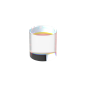 潮流酷炫虹彩折射玻璃圆柱正方形棱镜透明免抠PNG (20)