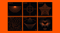 XPRMNTL KATACULT : One night and experimental design set is ready for your attention. This is not a commercial job, but a test task created by me for me :)