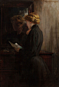情书
James Carroll Beckwith (1852 - 1917） ​​​​